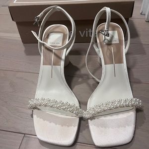 Dolce Vita Nory Heel- Pearl Block Heel - Never Worn